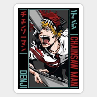 Denji Chainsaw Man Sticker